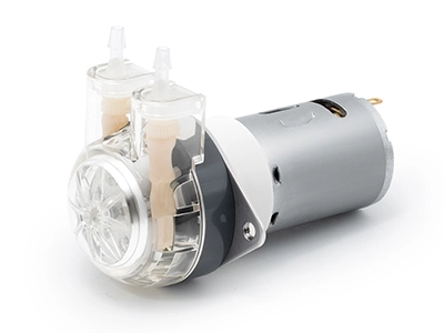 Pompa peristaltica con motore DC LFP102/DB (Gamma di portata: 9-110 ml/min)